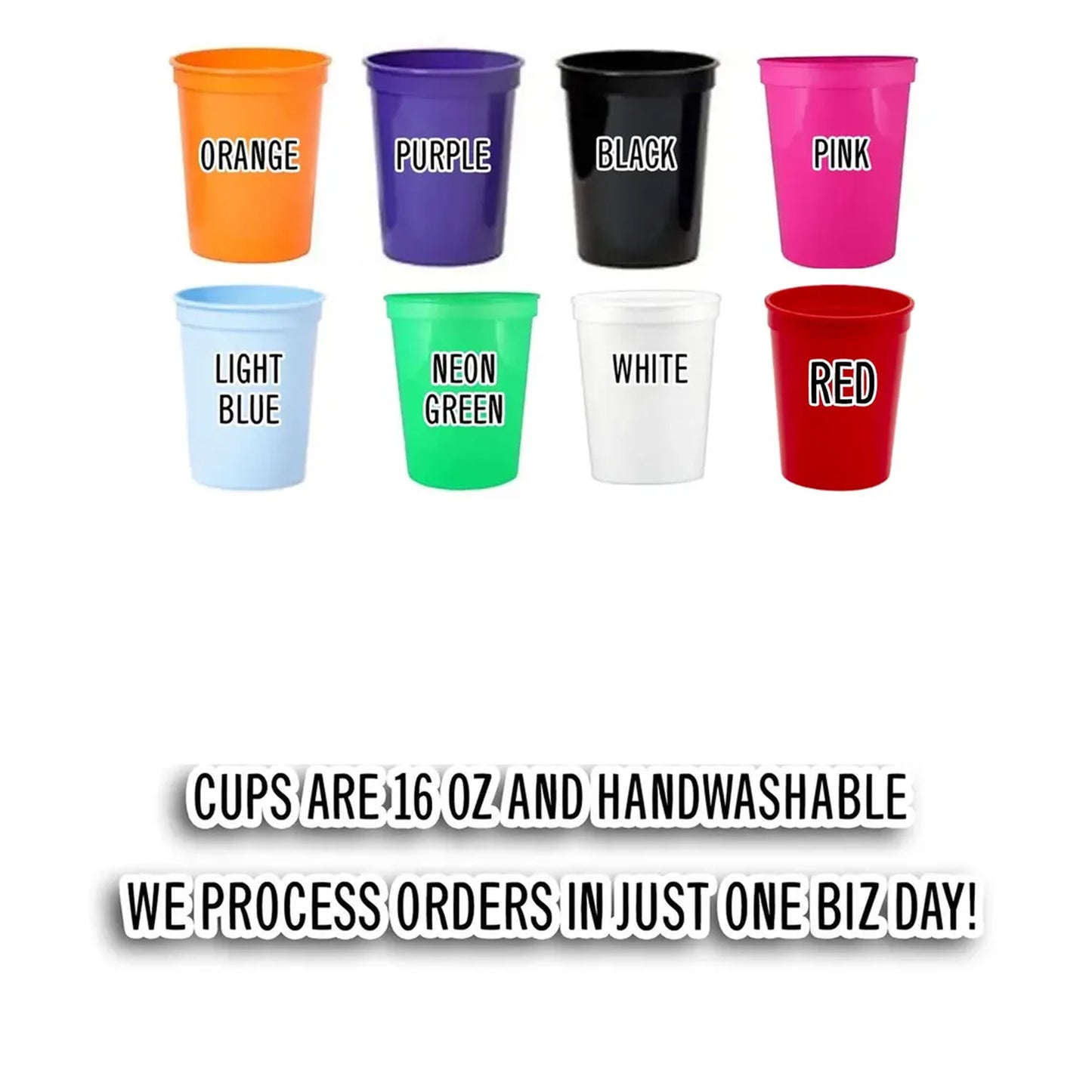 Custom Last Hoedown Cups