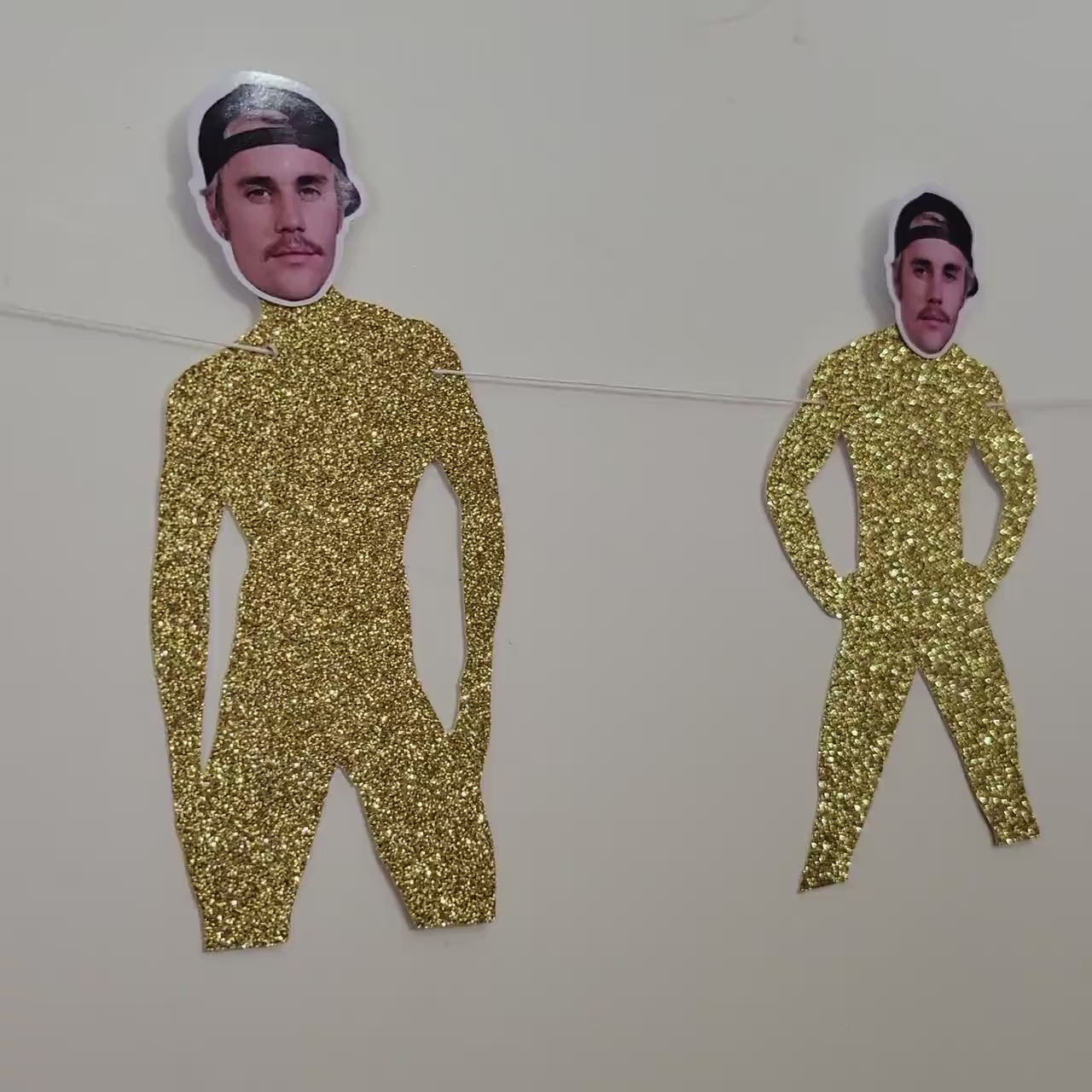 Groom Head Stripper Banner with Flannel Thong, Flannel Fling Bachelorette Party Decorations, Camp Bachelorette Pajama Party Banner