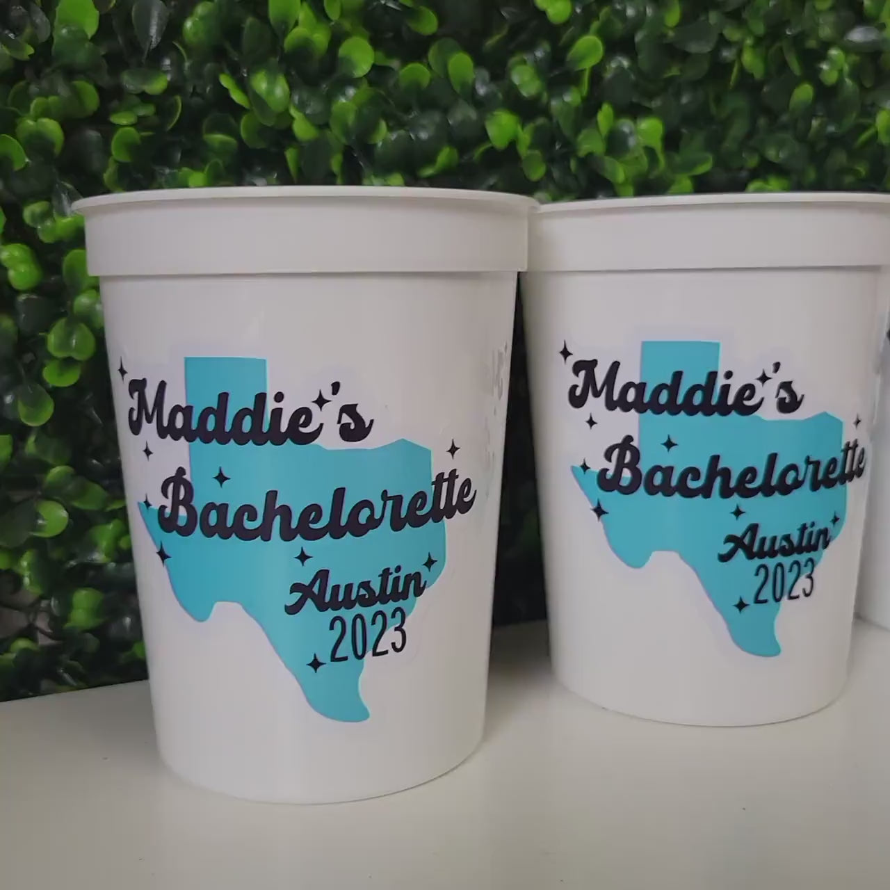 Custom Cowboy Bachelorette Party Cups, Custom Disco Cowgirl Bachelorette Party Favors, Same Cowboy Forever, Nashville Bachelorette Party