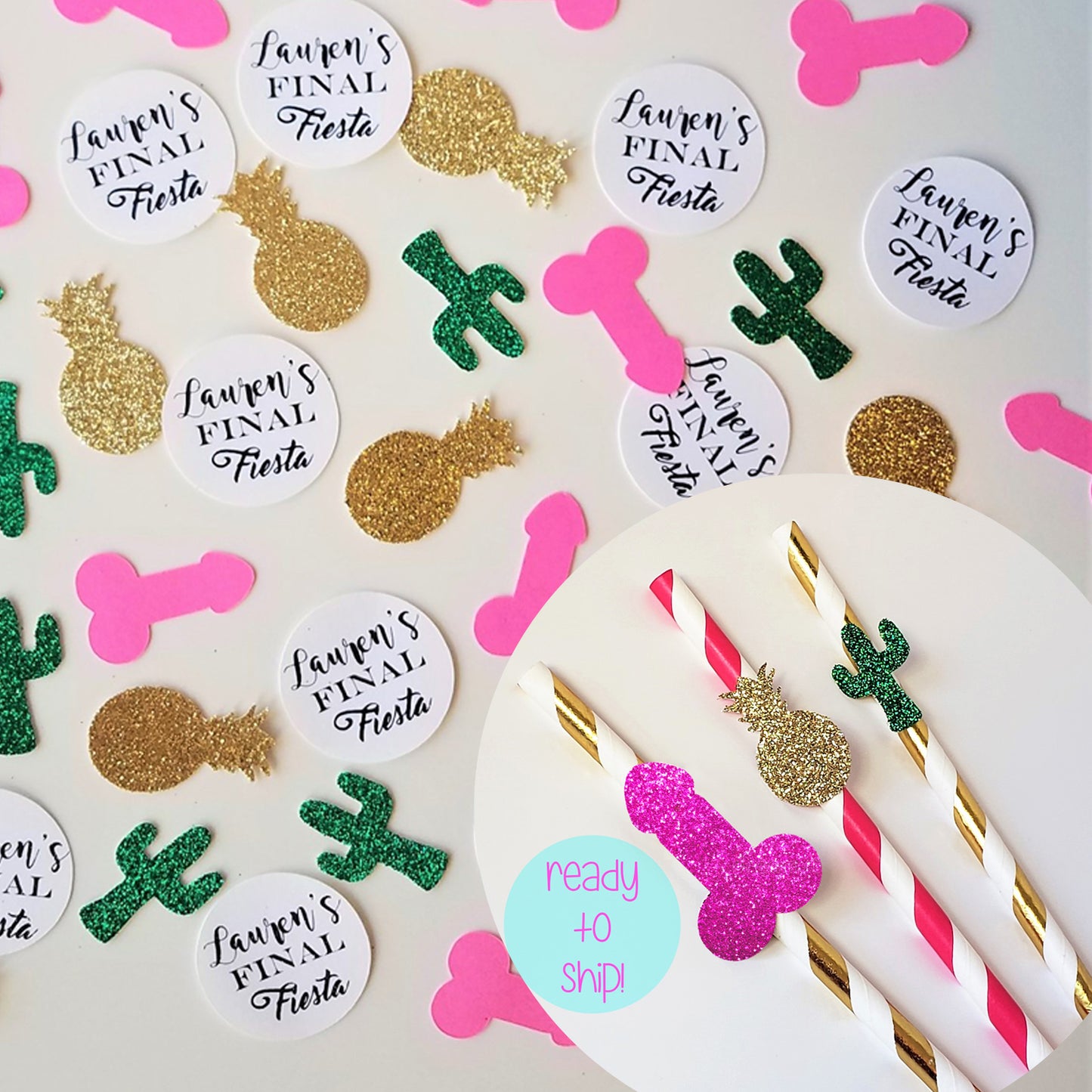 Final Fiesta Bachelorette Party Penis Banner Package