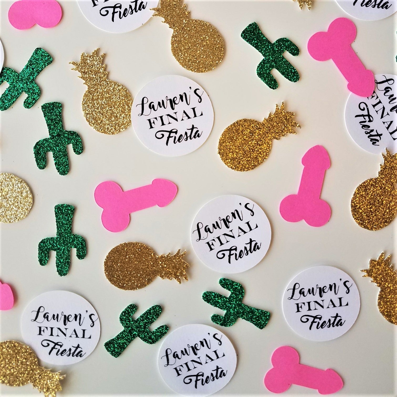 Fiesta Confetti Mexican Theme Confetti Cactus Confetti Paper