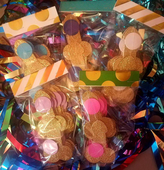 Glitter Penis Garland