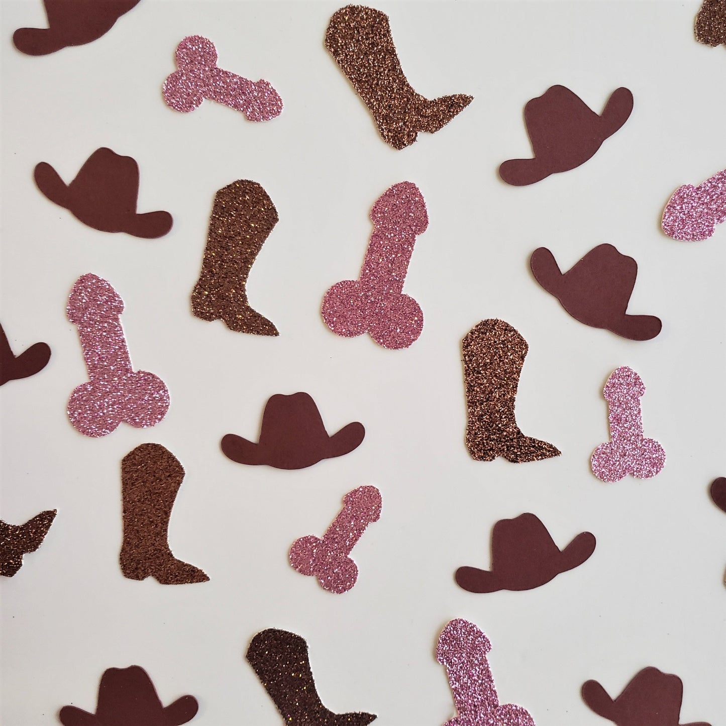 Boot, Cowboy Hat, and Penis Confetti for Bachelorette Party, Boots and Bling Bachelorette Party, Nashville Bachelorette, Austin Bachelorette