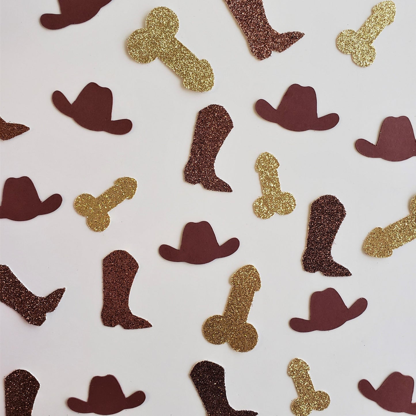 Boot, Cowboy Hat, and Penis Confetti for Bachelorette Party, Boots and Bling Bachelorette Party, Nashville Bachelorette, Austin Bachelorette