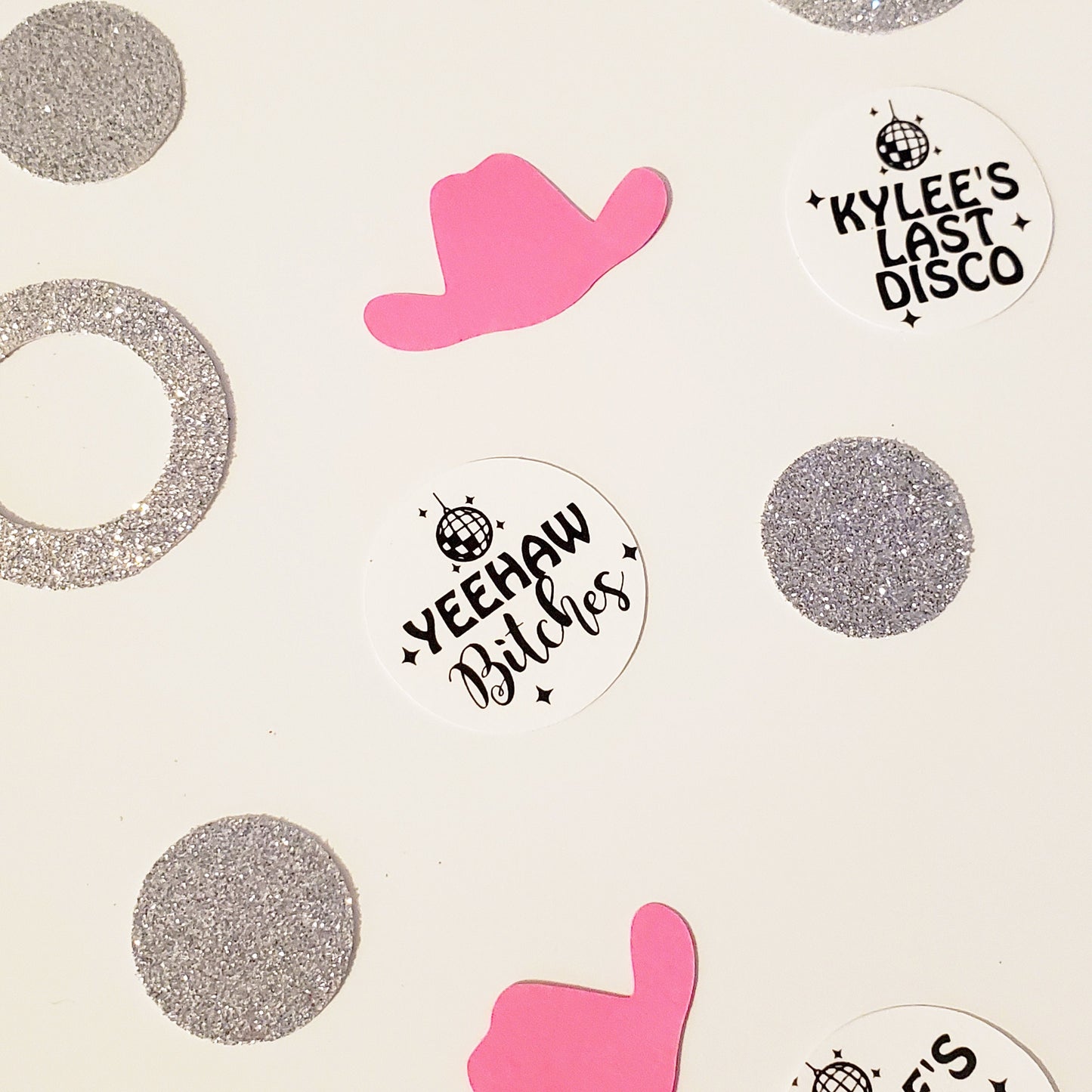 Disco Cowgirl Bachelorette Personalized Confetti Cosmic Cowgirl Bachelorette Party Last Disco Bachelorette Party Space Cowgirl Lets Go Girls
