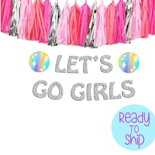 Let's Go Girls Disco Cowgirl Bachelorette Party with Optional Personalized Confetti, Cosmic Cowgirl Bachelorette, Last Disco Bachelorette