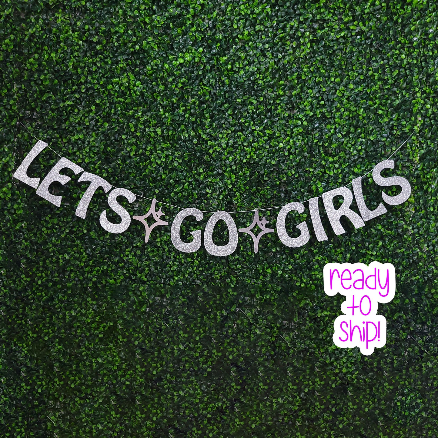 Lets Go Girls Bachelorette Party Banner, Disco Cowgirl, Let's Go Girls Banner, Last Rodeo Bachelorette, Nashville Bachelorette Party Decor