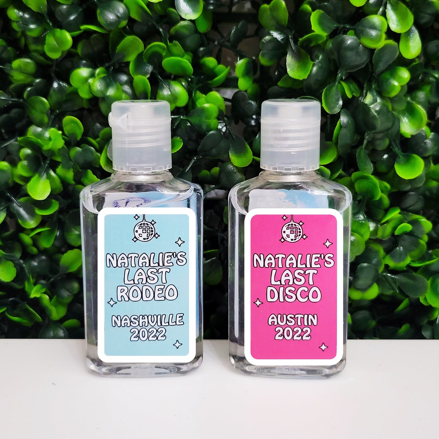Last Disco Bachelorette Party Hand Sanitizer Labels, Hand Sanitizer Party Favors, Personalized Hand Sanitizer Labels, Last Disco