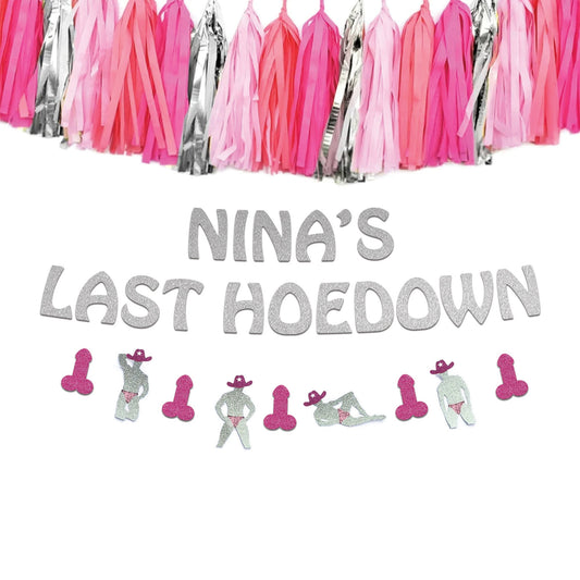 Bachelorette Party Last Hoe Down Banner, Cowgirl Bachelorette, Cowboy Bachelorette, Let's Go Girls Bachelorette, Nashville Bach, Austin Bach