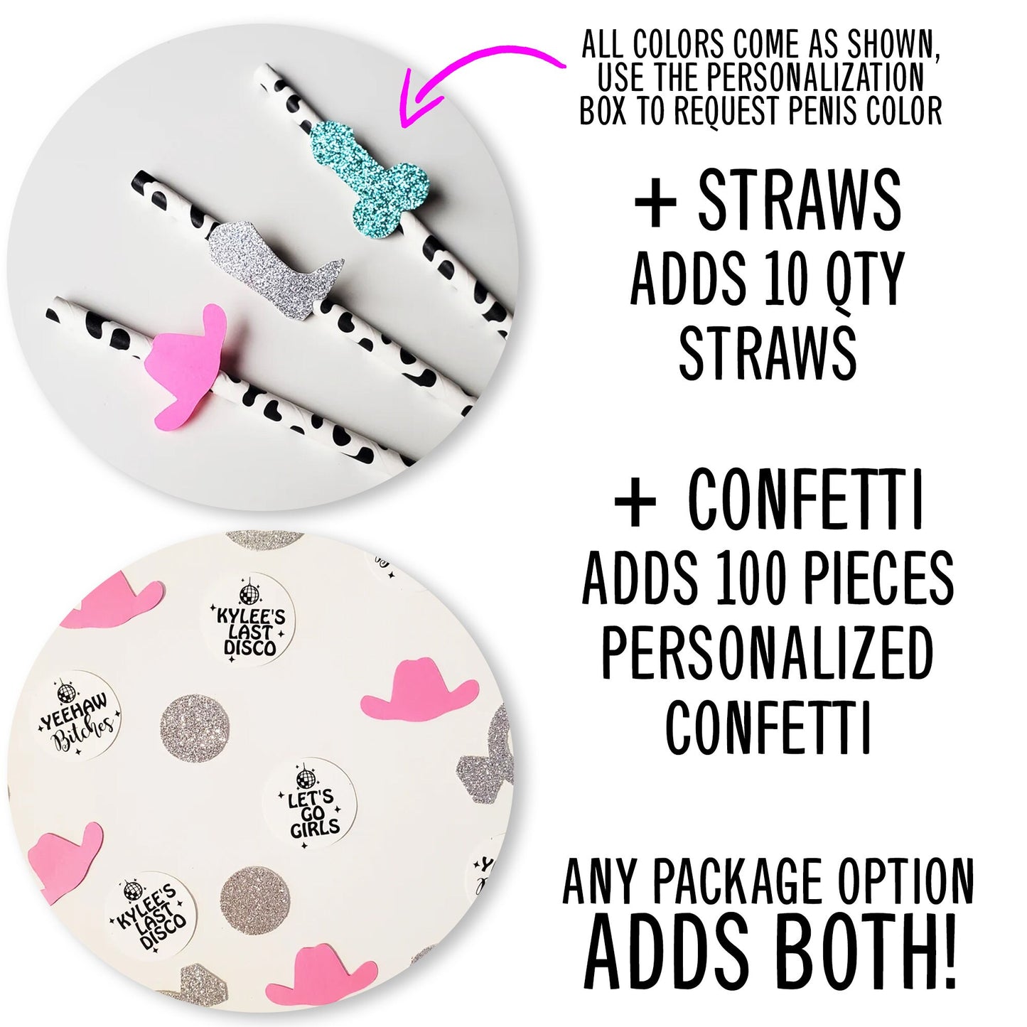 Same Cowboy Forever Bachelorette Party Banner with Optional Groom Face Banner with Cow Print Hat, Disco Cow Girl Bachelorette Decorations