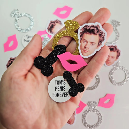 Groom Face Picture Confetti