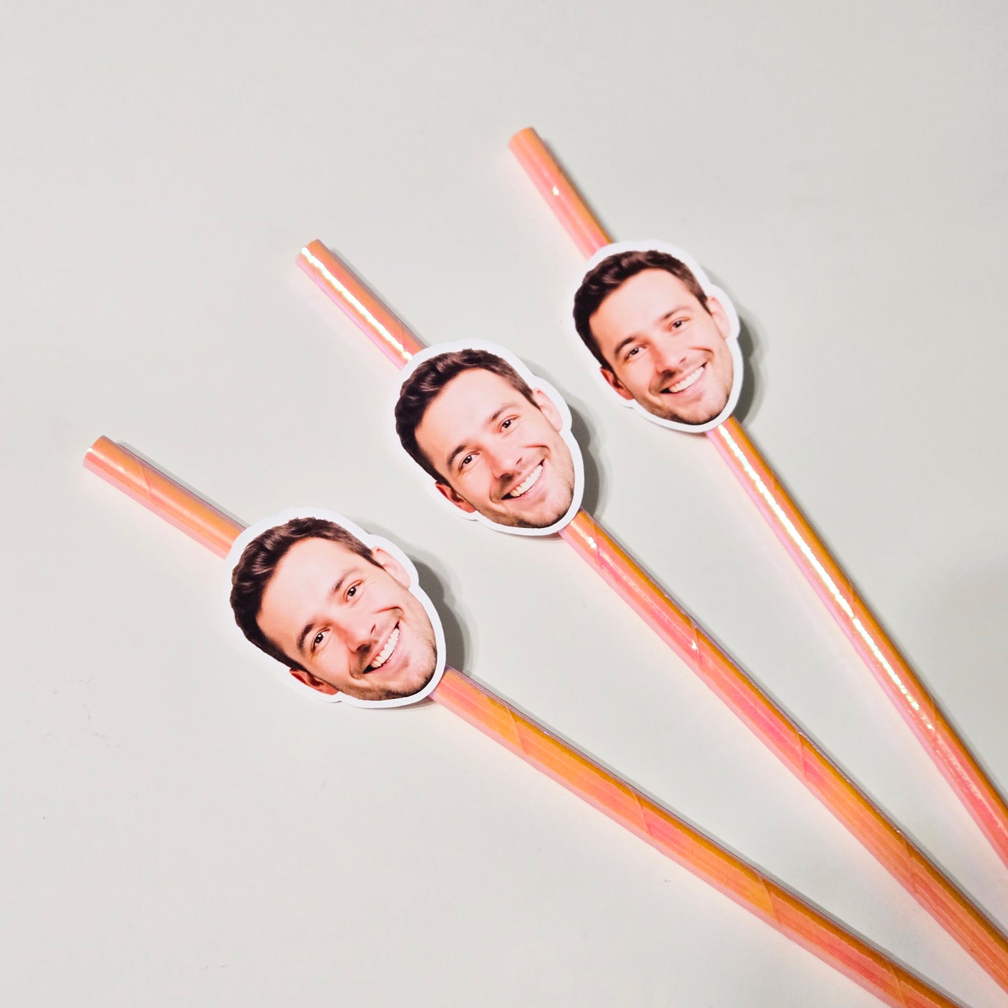 Custom Face Straws
