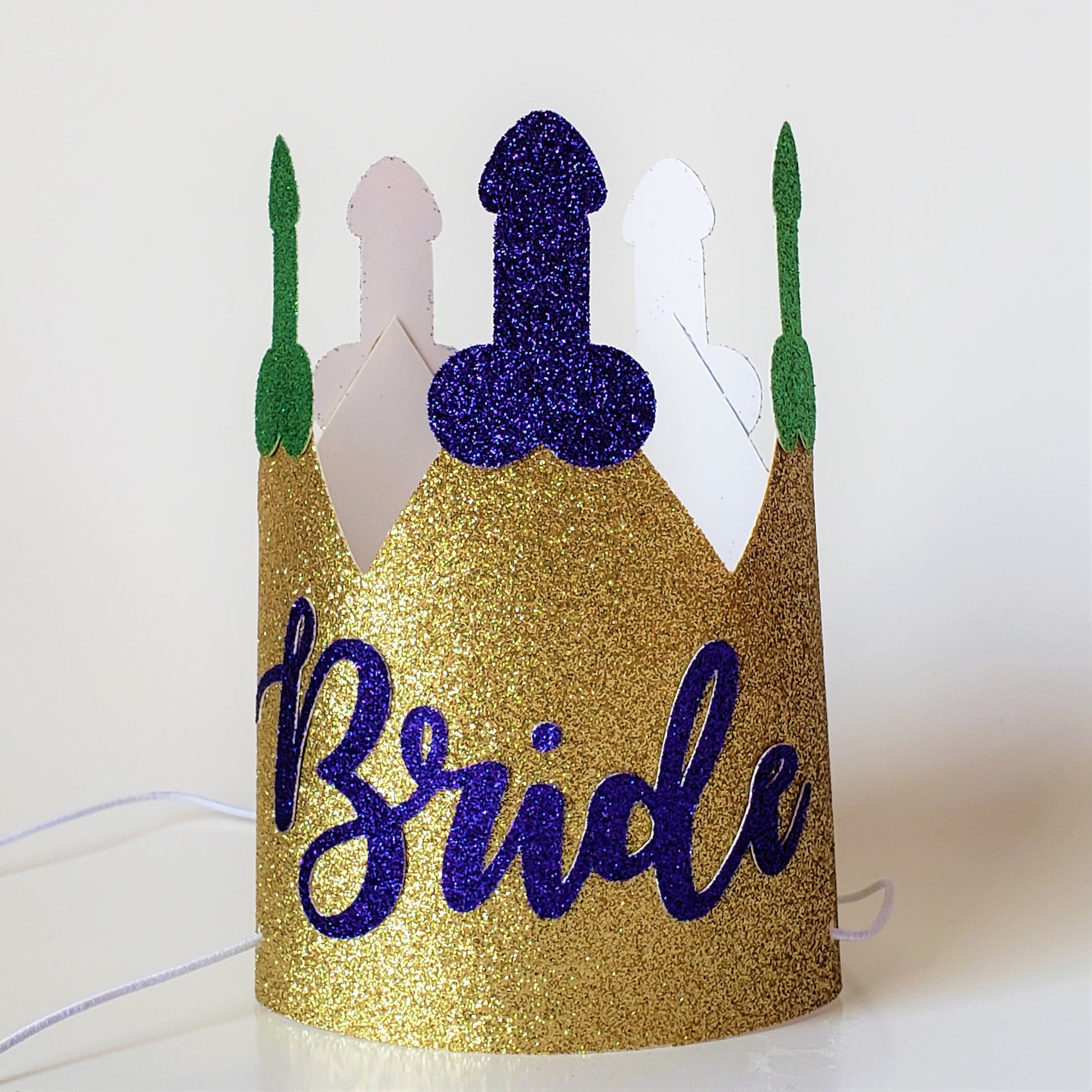 bride penis crown in new orleans colors