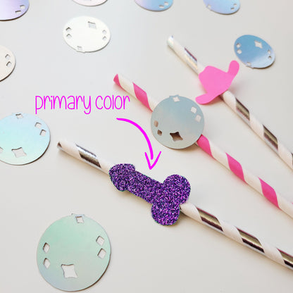 Disco Cowgirl Bachelorette Party Penis Straws, Cosmic Cowgirl Bachelorette Party, Last Disco Bachelorette Party Space Cowgirl