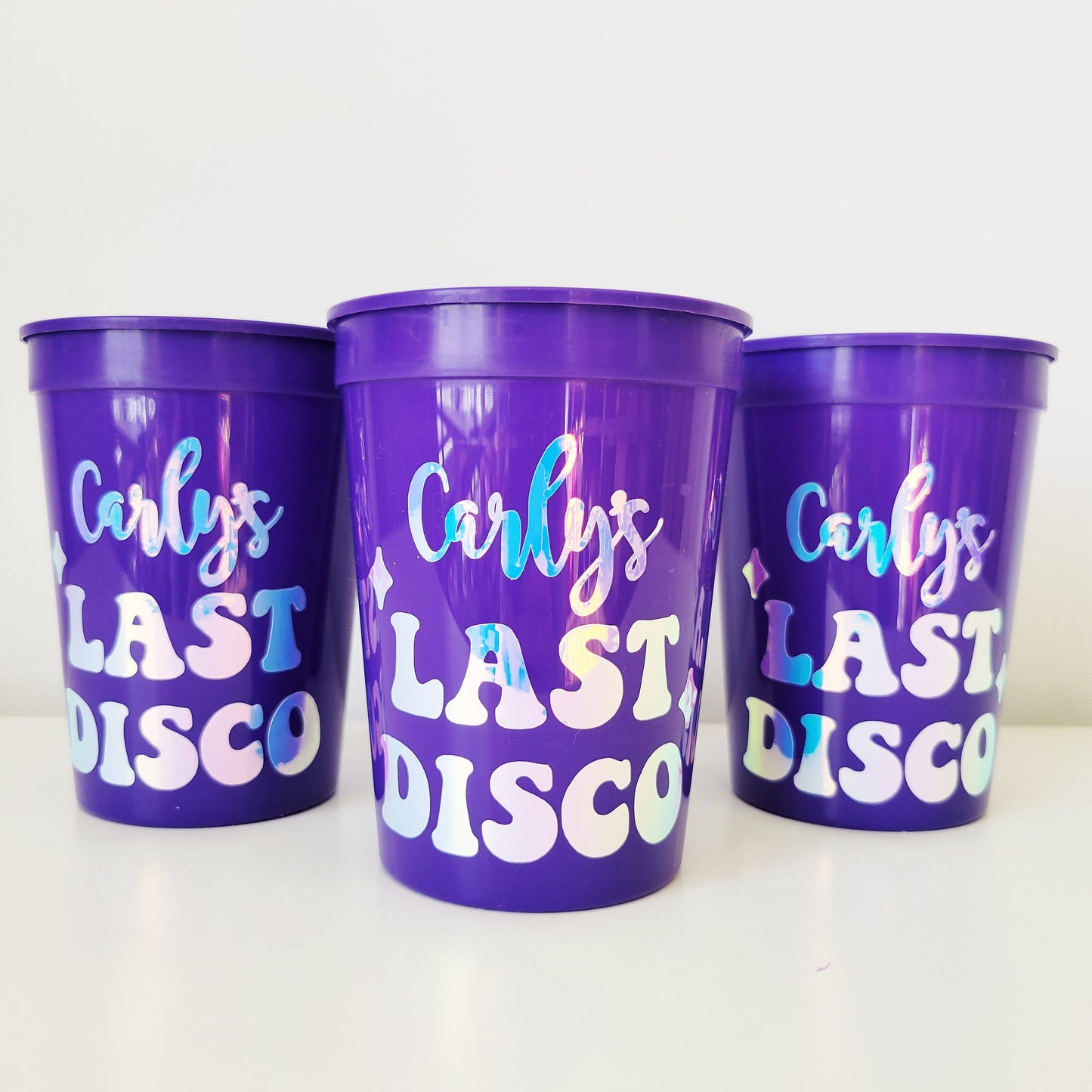 Personalized Last Disco Bachelorette Party Cups, Last Disco Cups, Custom Party Cups, Bachelorette Favors, Space Cowgirl Bachelorette Party