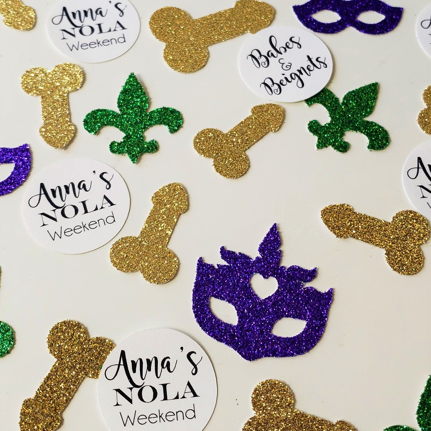 New Orleans Bachelorette Party Custom Confetti