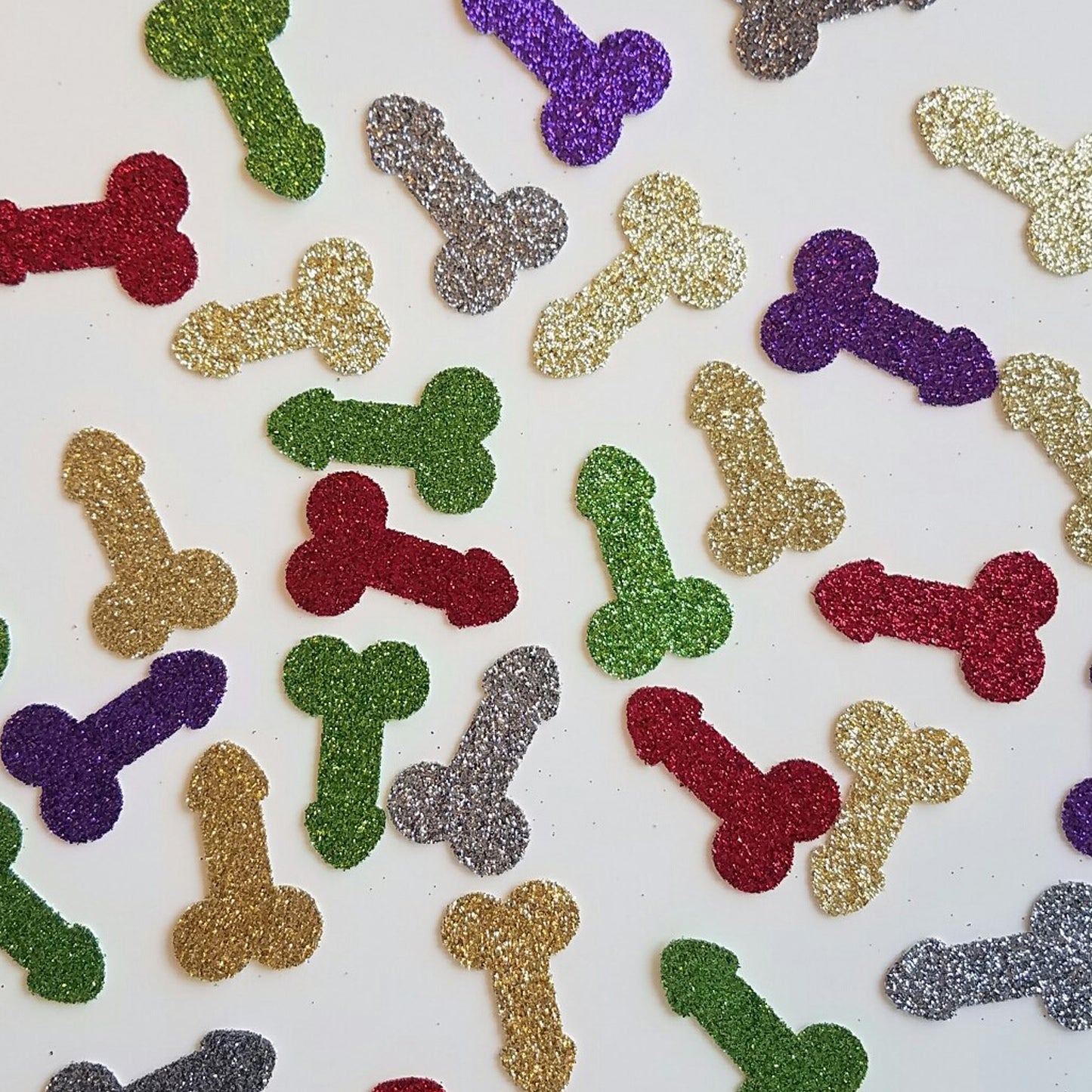 Bachelorette Party Glitter Penis Confetti, 50 pieces